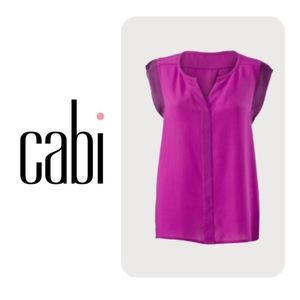 Beautiful CAbi Campo Sleeveless Blouse